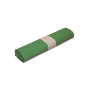 Pack 1250 Bolsas Basura Verdes. Galga 45. Medidas 52x60CM.