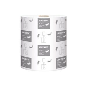 Bobinas de Papel de Manos Katrin Plus M Papel Pasta 2 Capas 180m 6 Bobinas