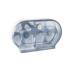 Dispensador Papel Higiénico Doble Plástico. Medidas 29x13x51CM.