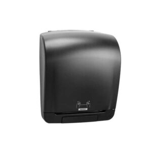 Dispensador Papel Toalla Katrin Inclusive. Medidas 33,5x40,3x21,6CM. Color Negro.