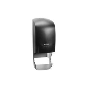 Dispensador Papel Higiénico Katrin Inclusive (con recogedor). Color Negro.
