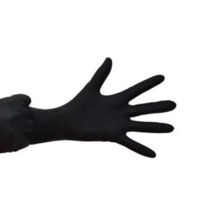 Pack 100 Guantes Nitrilo Negro sin Polvo