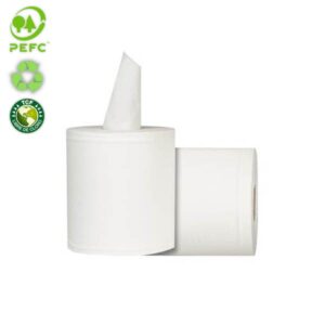 Bobinas Papel Manos Mini Celex Reciclado con Cono Central 1 Capas 140m 12 Bobinas