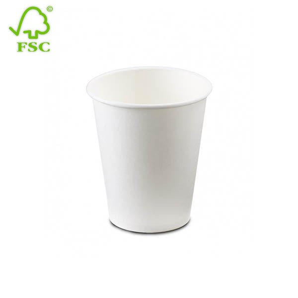 Vasos de Cartón Blanco 220cc. 1000 unidades.