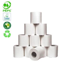 Papel higiénico doméstico Microgofrado Reciclado 2 Capas 35m 96 Rollos