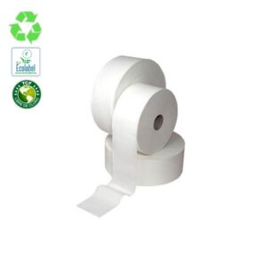 Papel Higiénico Industrial Papel Reciclado 2 Capas 240m 18 Rollos