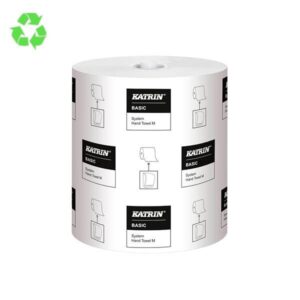 Bobinas Papel Manos Katrin Basic M. Papel Reciclado 1 Capas 180m 6 Bobinas