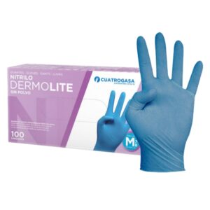 Guantes Nitrilo Dermolite Azul Sin Polvo. 1000 unidades.