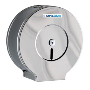 Dispensador Papel Higiénico Acero Inoxidable. Medidas 22x11CM.