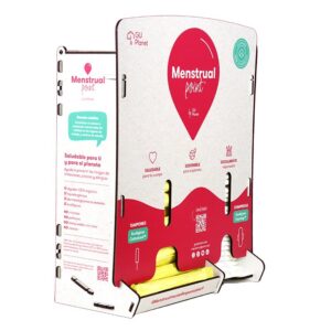 Dispensador Ecológico de Compresas y Tampones para Higiene Menstrual.