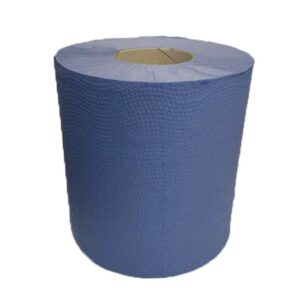 Bobinas de Papel de Manos Azul. Papel Reciclado. 2 Capas. 150m. 6 Rollos.