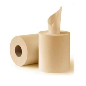 Bobina de papel autocorte natural